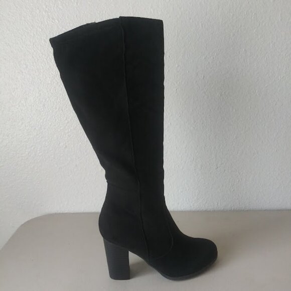 Style & Co. Addyyf women's size 7 black heeled boots - Picture 4 of 16